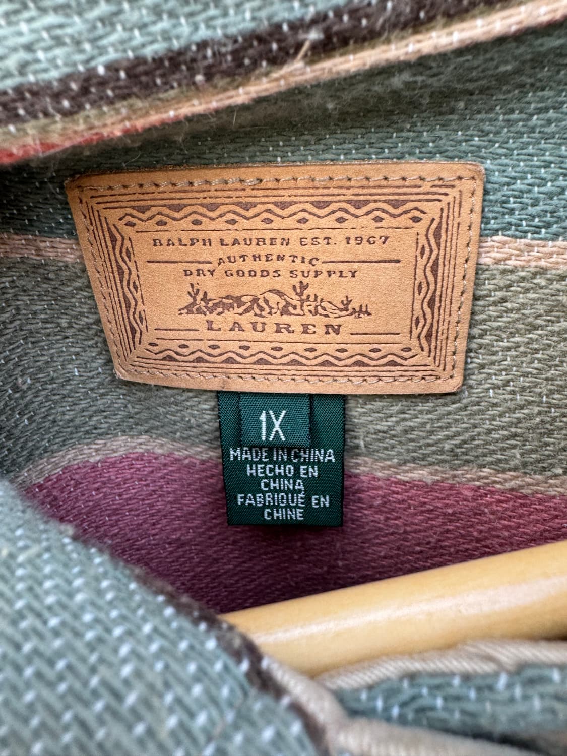 폴로 랄프로렌 나바호 패턴 웨스턴 자켓  상품이미지5