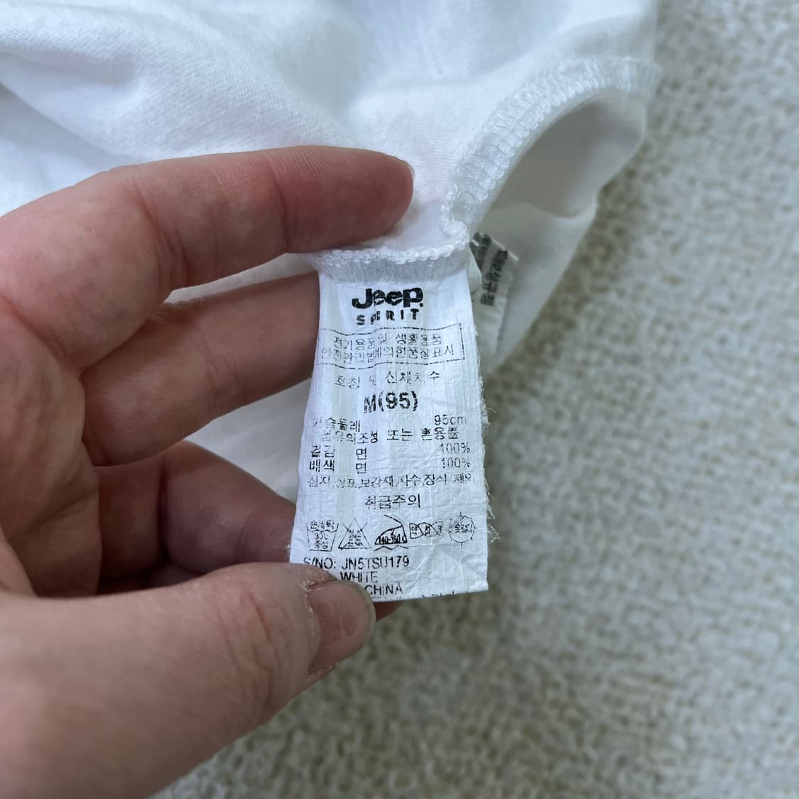 M 지프 빅로고 반팔 티셔츠 0325M 상품이미지3