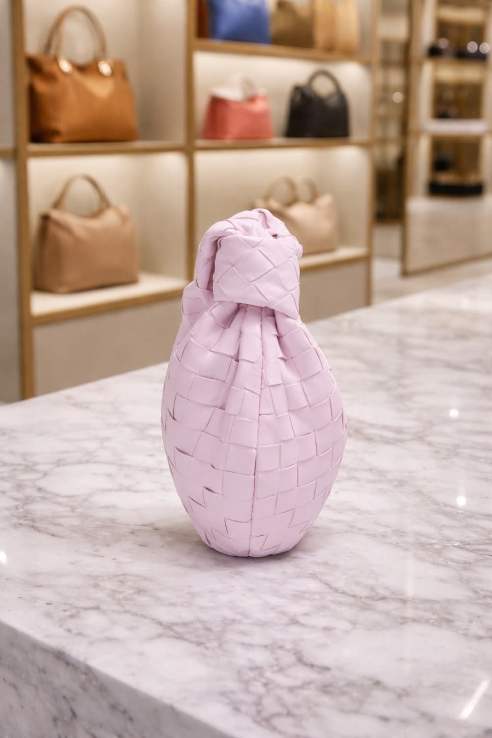 [S급] 보테가베네타 조디 가죽 클러치 미니 핑크 판매합니다!!! 상품이미지2