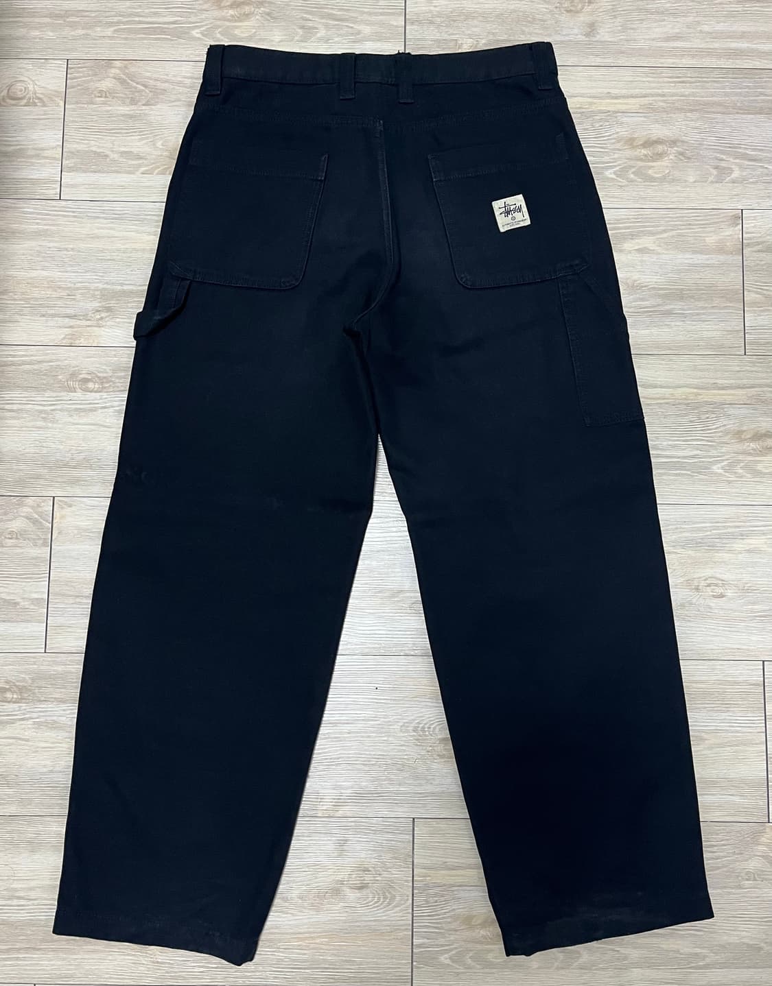 (Stussy) 스투시 Canvas Work Pants Black 상품이미지4