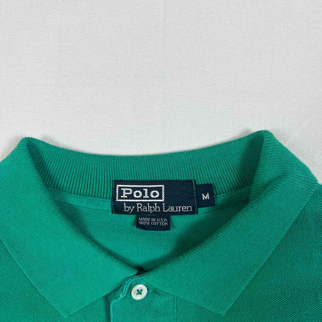 90‘s 폴로랄프로렌 싯다운 베어 반팔 피케셔츠 상품이미지6