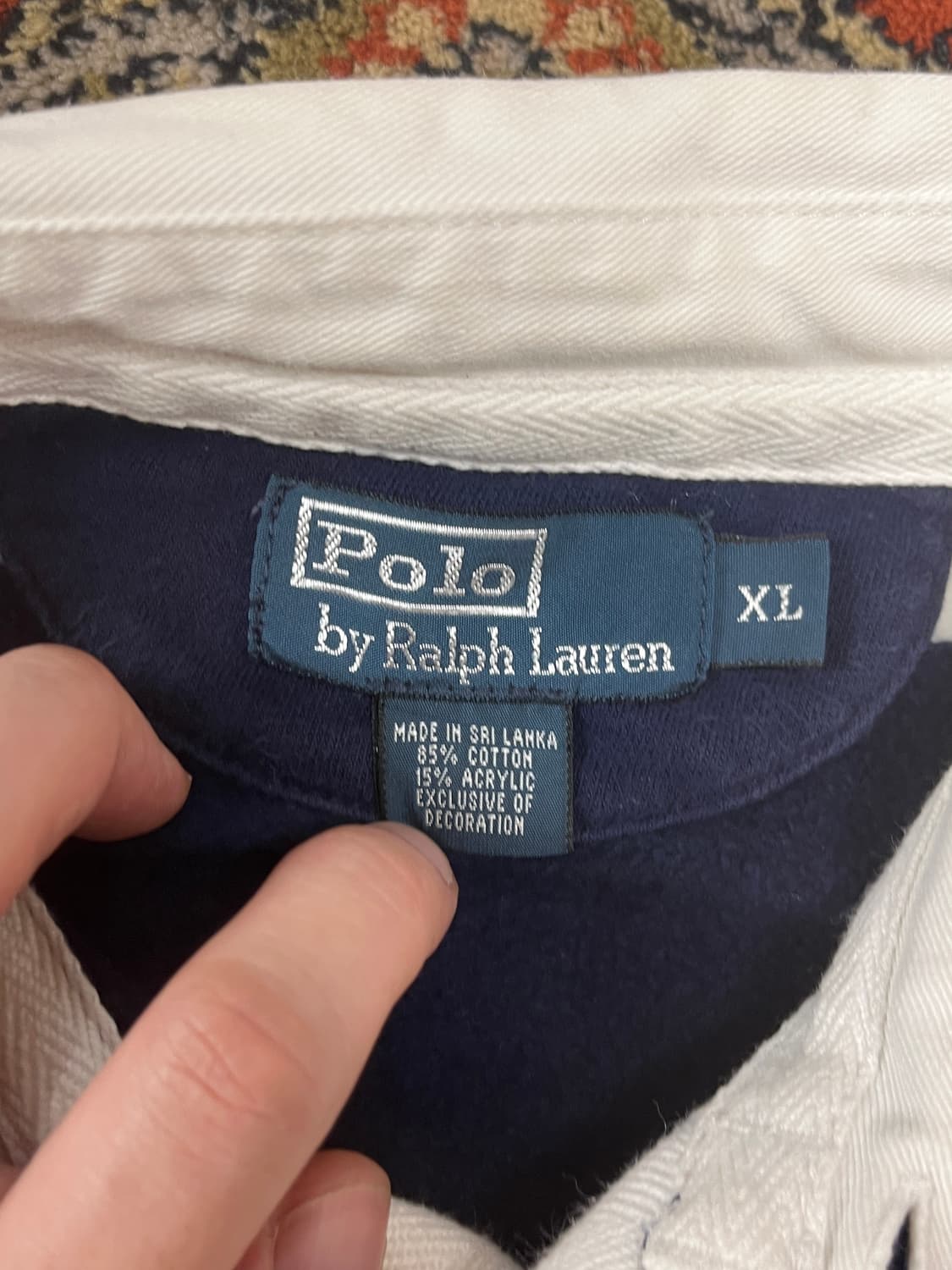 [XL] 폴로랄프로렌 네이비 럭비티 상품이미지3