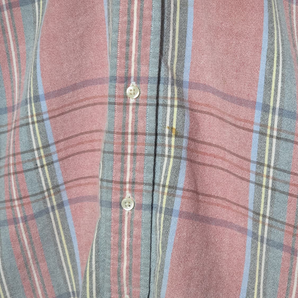 폴로 핑크 스카이블루 타탄체크 셔츠 상품이미지4