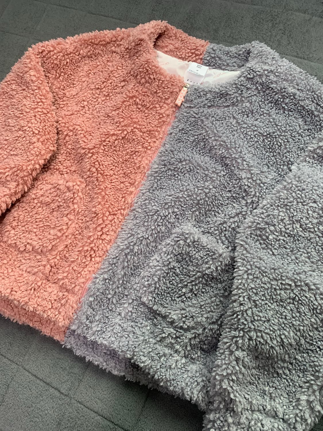 안다르 양털 덤블 집업 점퍼 상품이미지4