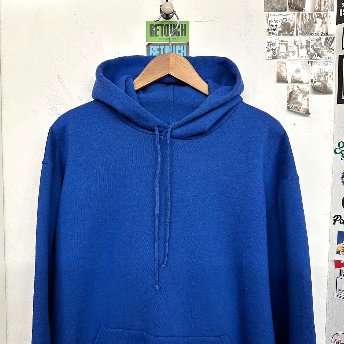 90‘s USA 러셀 후드티 ‘로얄블루‘ 상품이미지2
