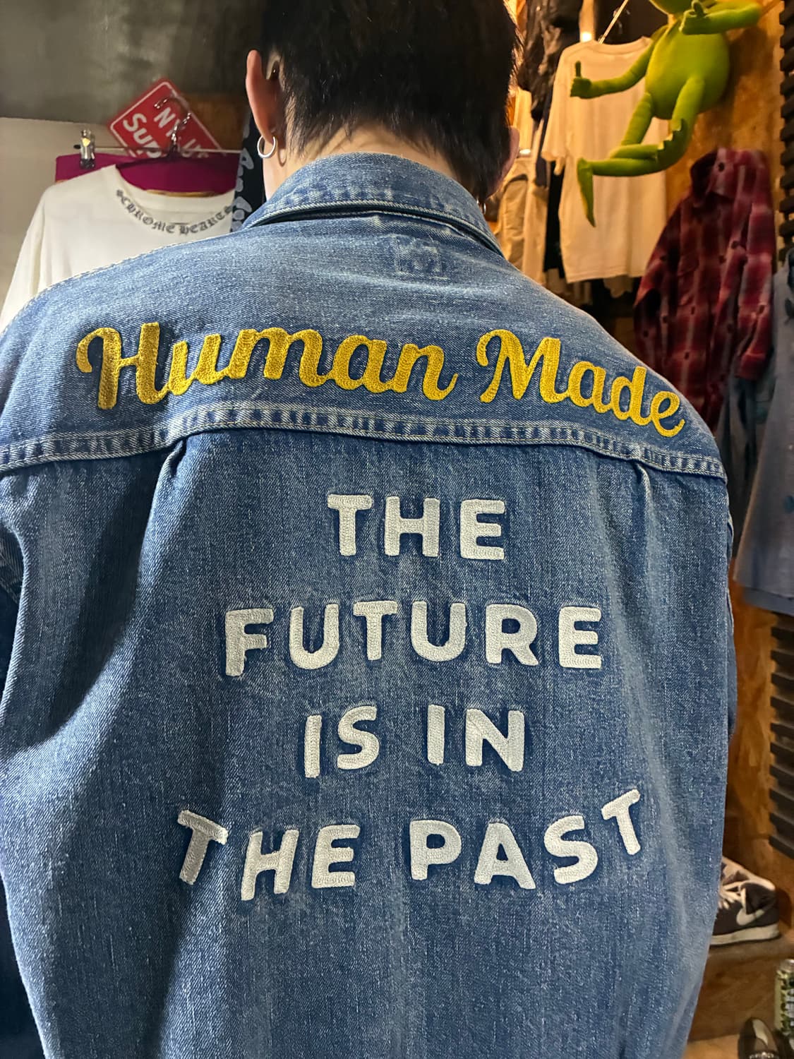 24ss HUMAN MADE 휴먼 메이드 에이징 데님 워크 자켓 상품이미지1