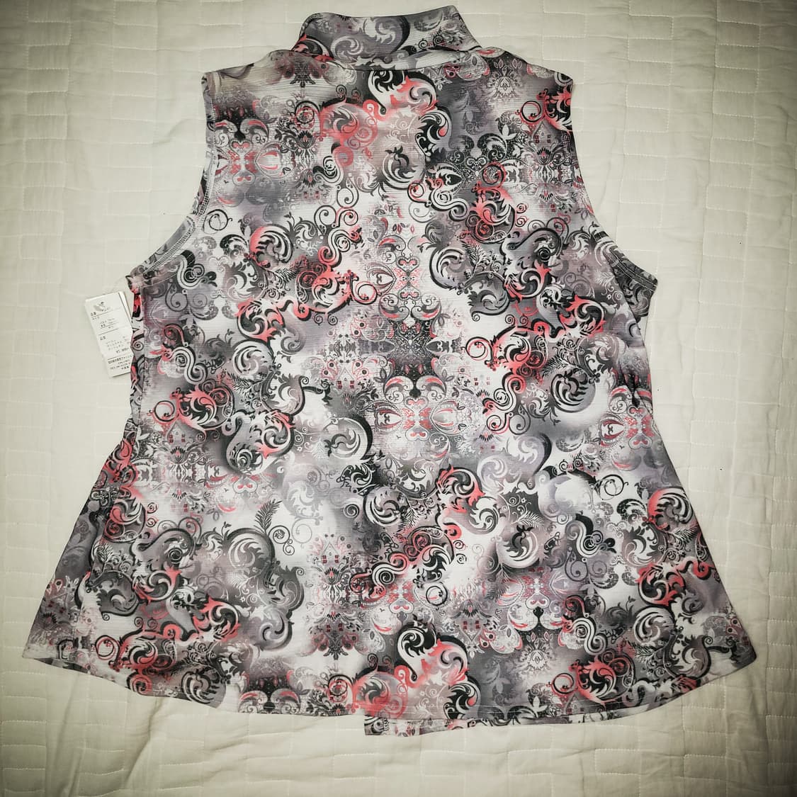 '00s KUREYON Sleeveless Patterned Blouse 상품이미지3