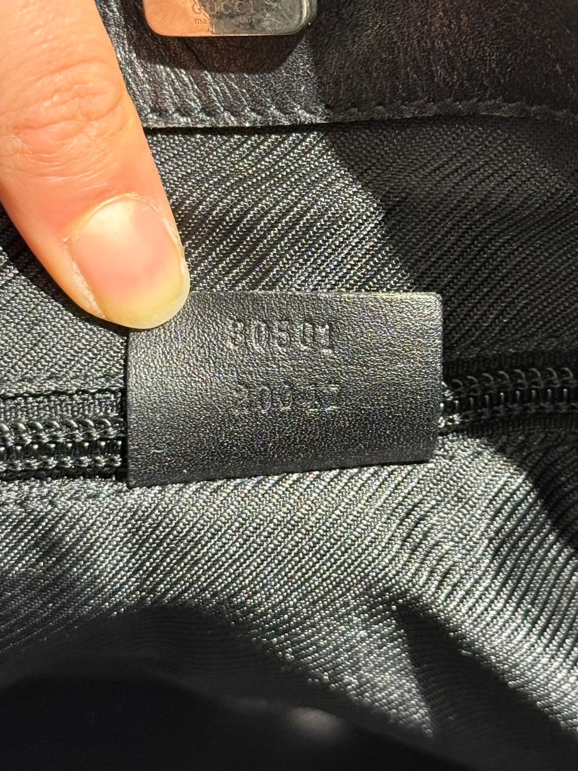 구찌 블랙 GG 캔버스 미디움 토트백 상품이미지8