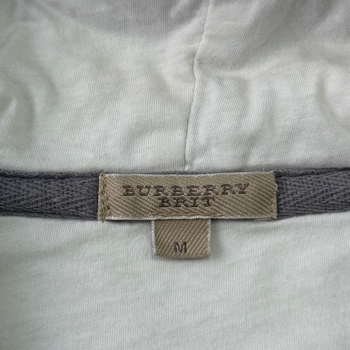 버버리 브릿 팔패치 애쉬 후드집업 M 상품이미지5
