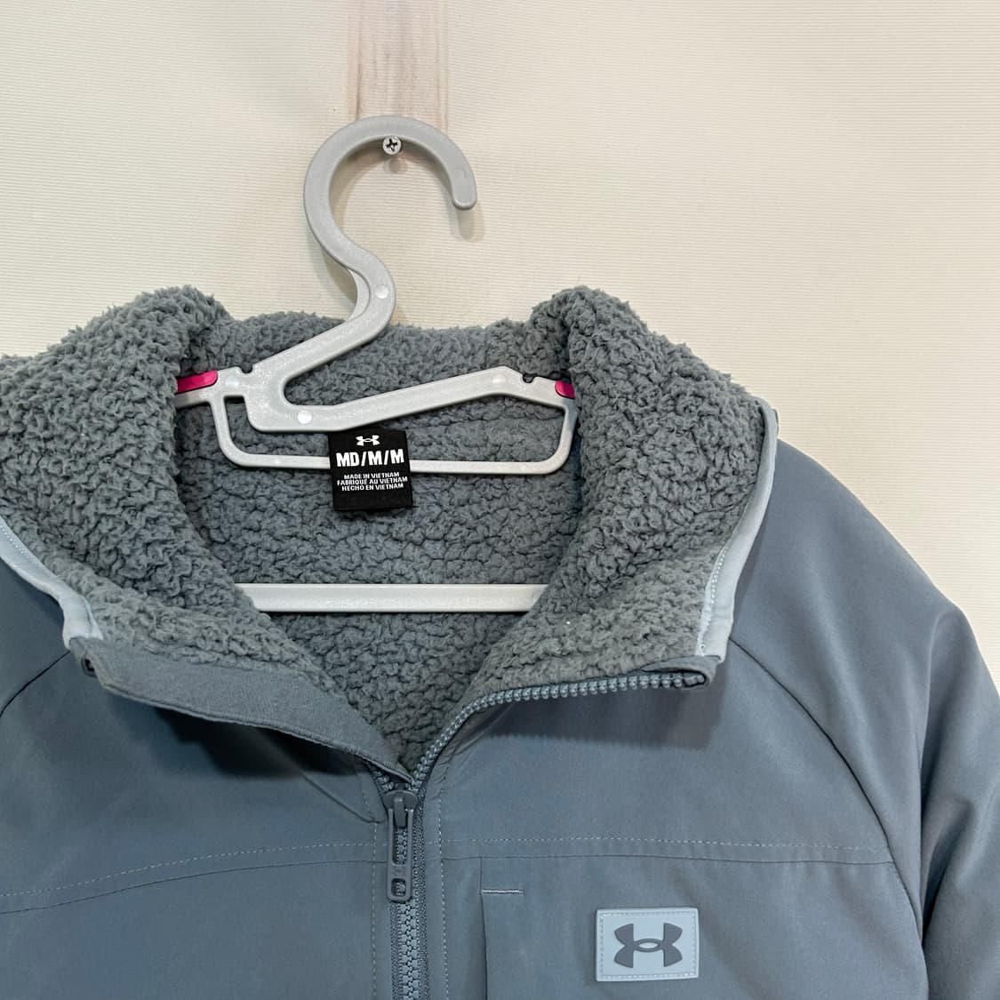 언더아머 여성 셰르파 후드 집업 M  상품이미지3