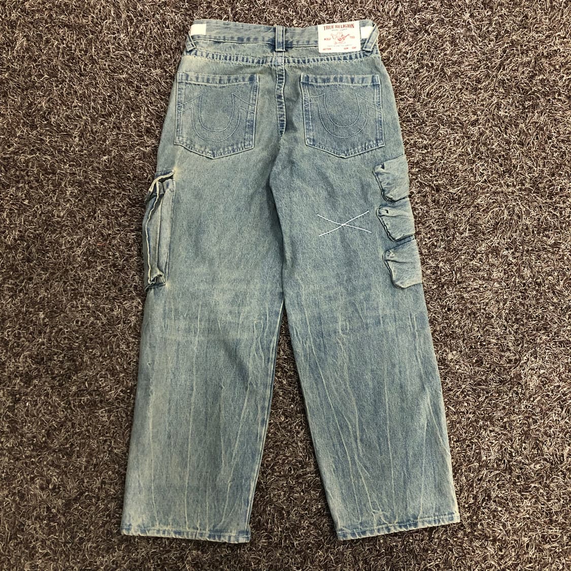 트루릴리전 월드투어 워싱 데님 카고 팬츠 상품이미지4