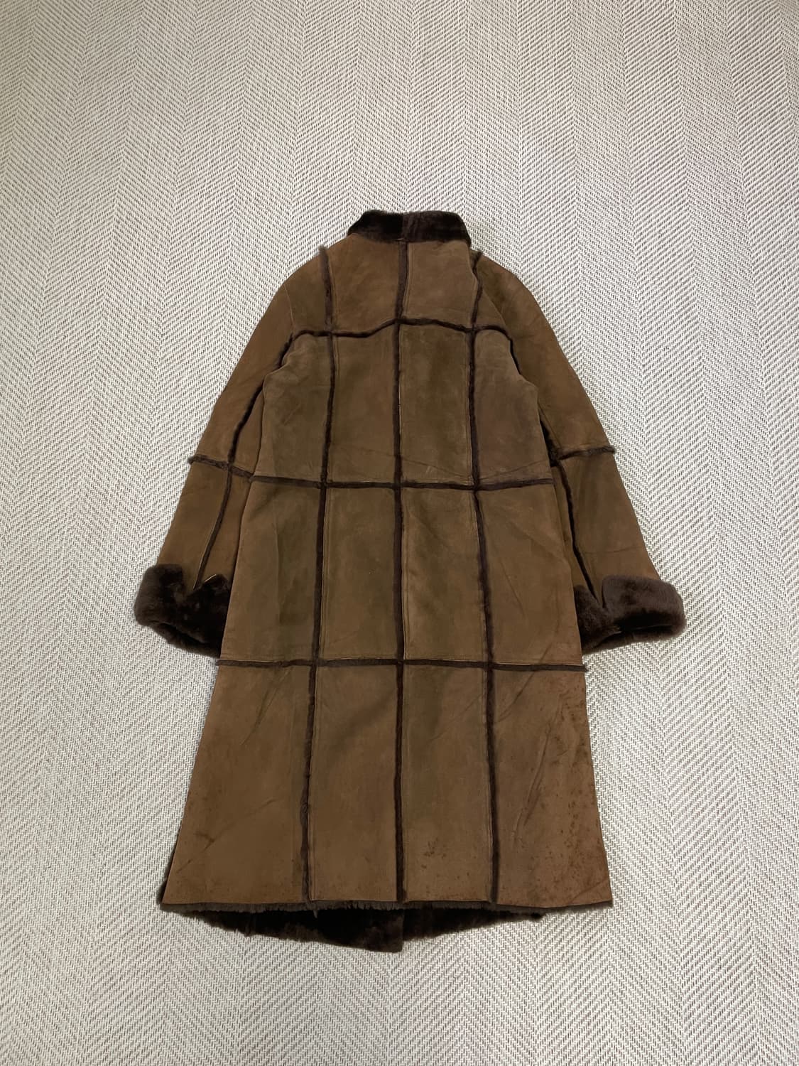 레킵 요시에 이나바 시어링 스웨이드 무스탕 코트 J03527 상품이미지6