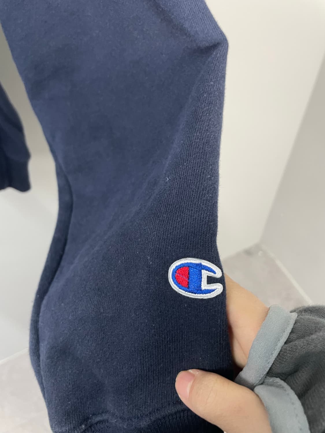 챔피온 리버스 위브 네이비 후드집업 H1352 상품이미지4