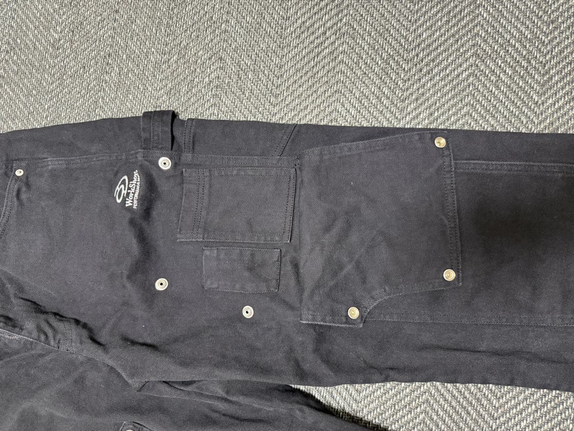 트래블 카펜터 데님 팬츠 블랙 M 상품이미지3
