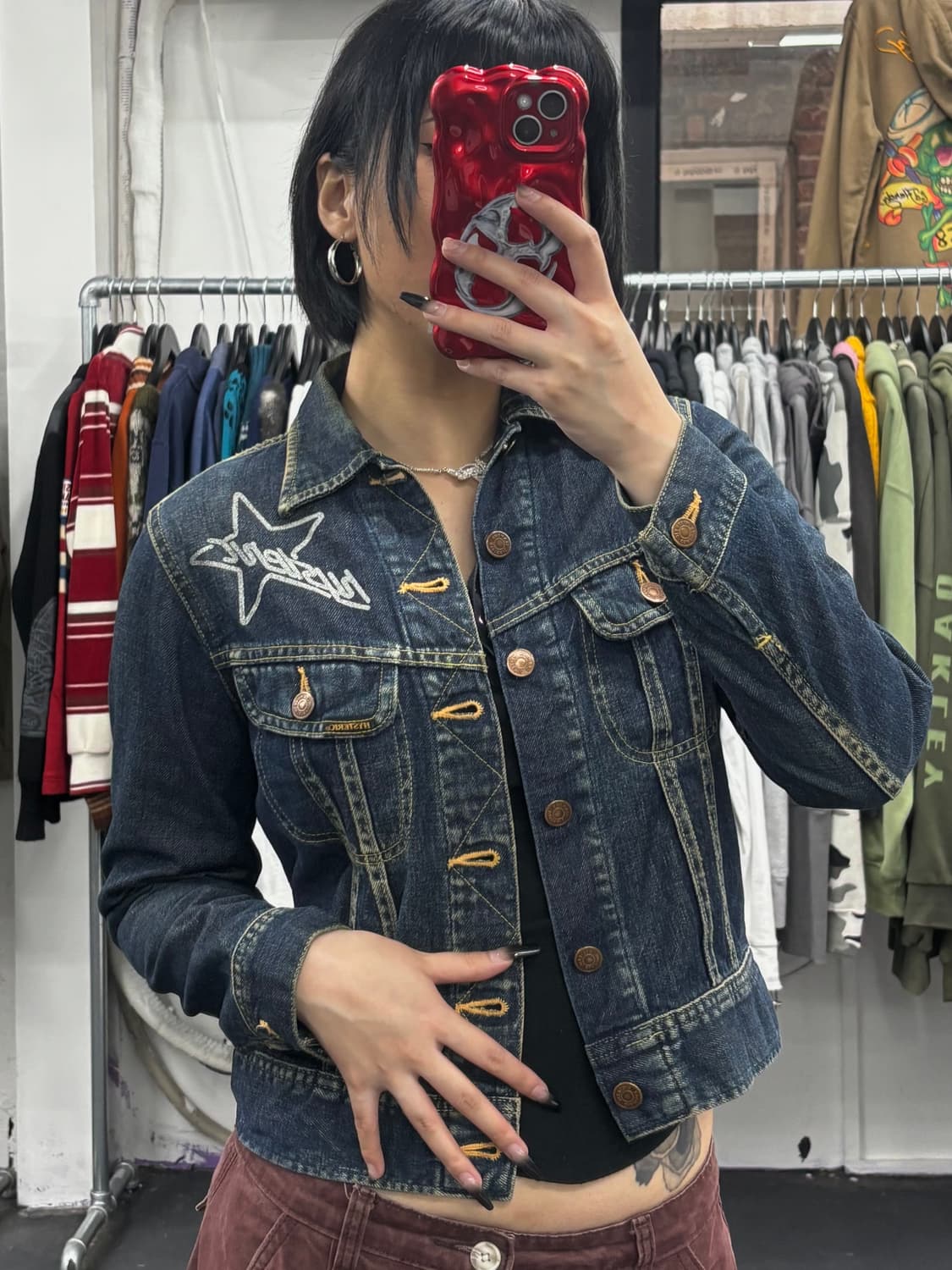 히스테릭 글래머 히스걸 아카이브 데님자켓 상품이미지2