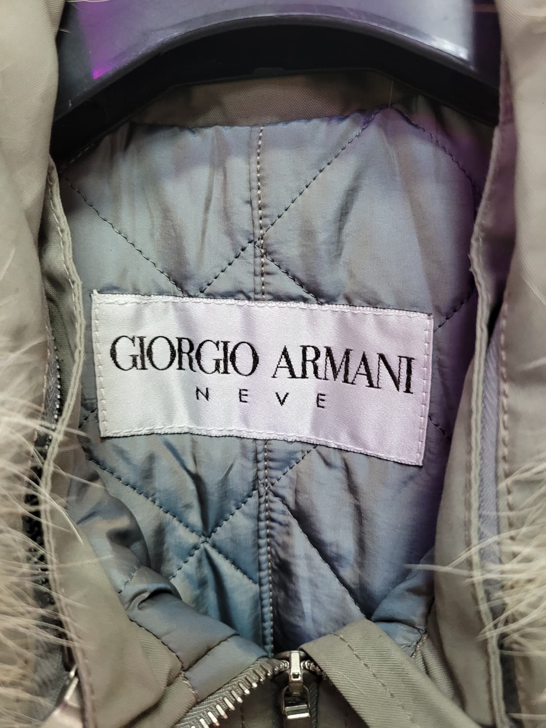 조르지오 아르마니 퍼 카라 점프 수트 패딩 상품이미지8