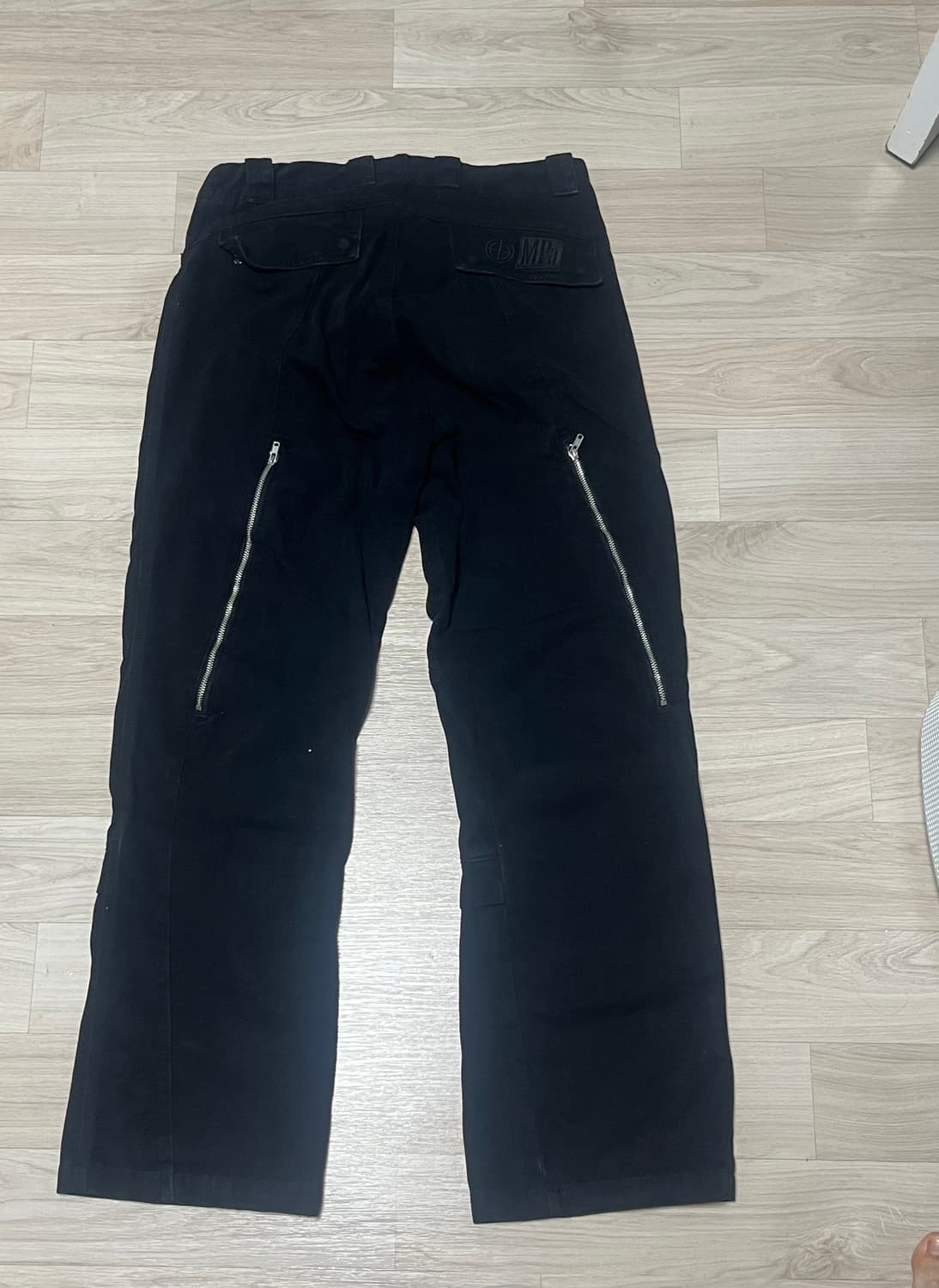 플라스틱프로덕트 MPa WAVE ZIPPER PANTS (BLACK) 상품이미지3