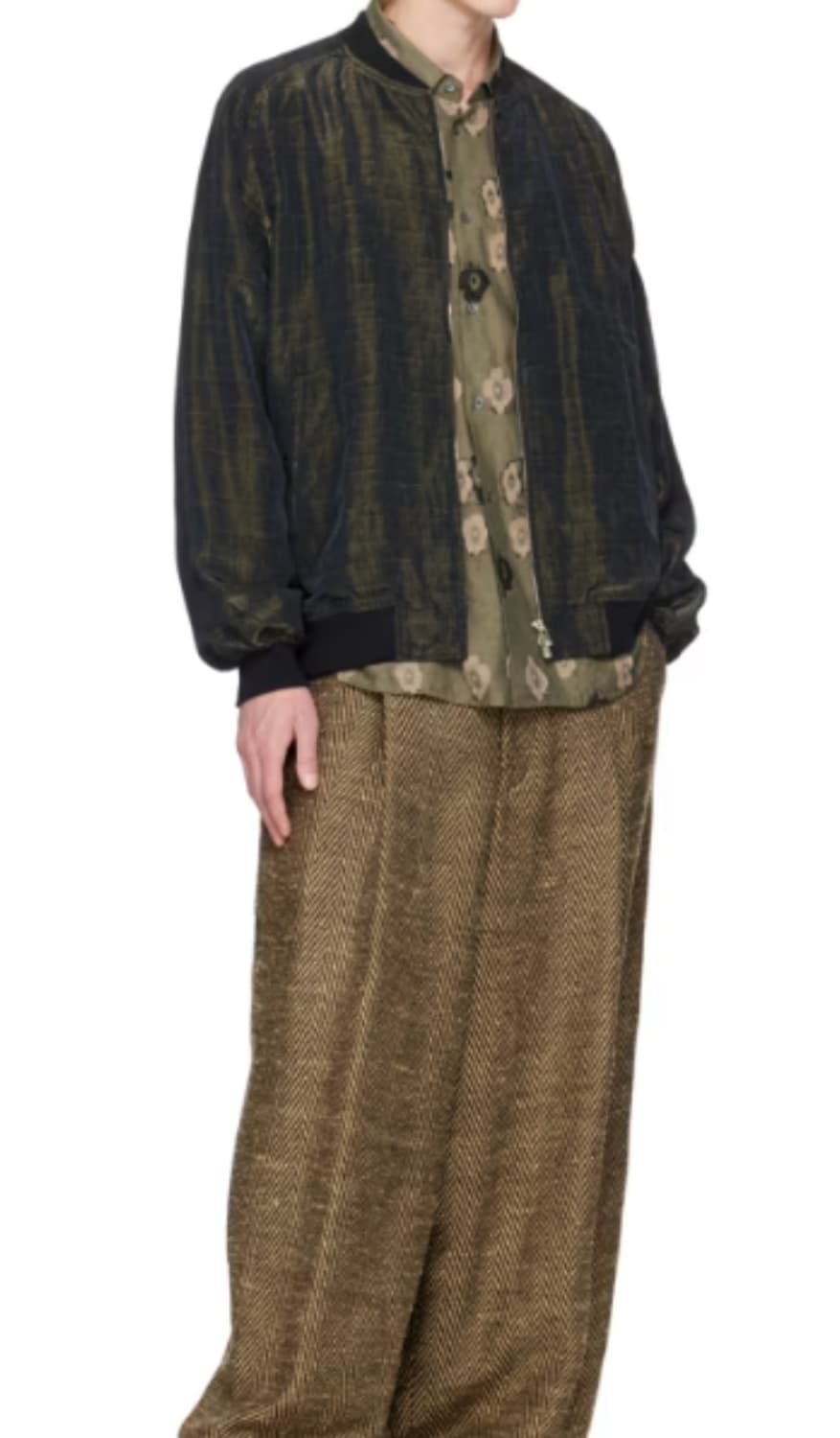 니들스 새틴 봄버 자켓 상품이미지4