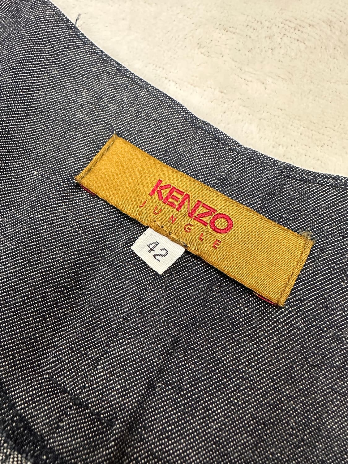 (OS)빈티지 겐조 JPN 오리엔탈 생지 리본 스커트 상품이미지6