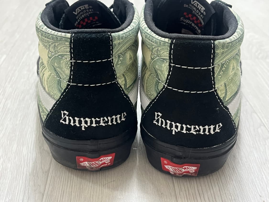 슈프림x반스스케이트 미드 상품이미지3