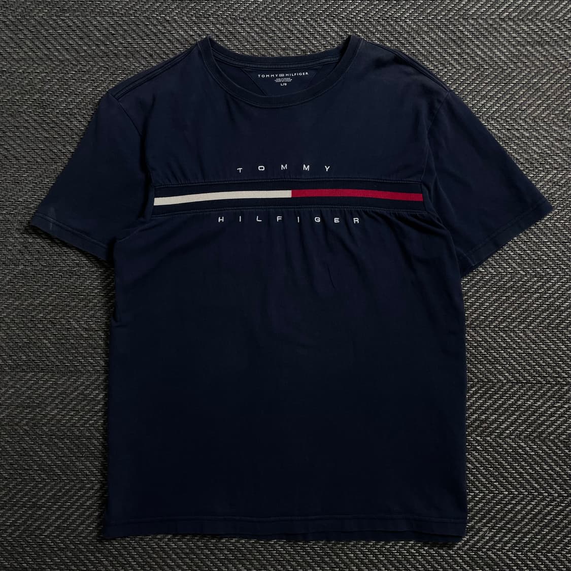 타미힐피거 플래그 빅로고 반팔 티셔츠o 4070 상품이미지1