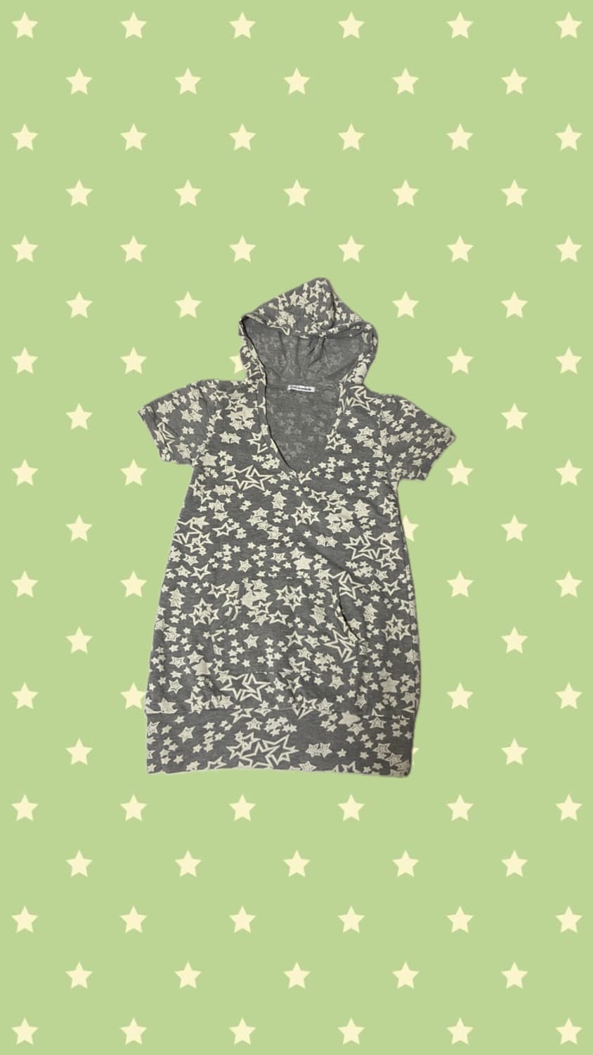 일본 빈티지 유넥 별도트 반팔 후드  상품이미지1