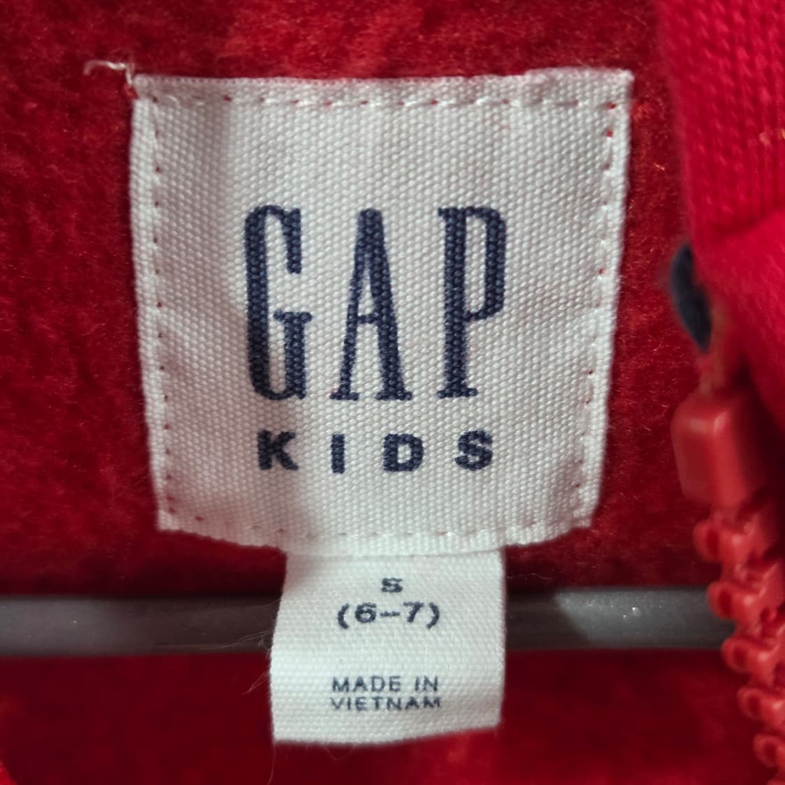 갭 키즈 기모 후드집업 S/6/7 상품이미지3