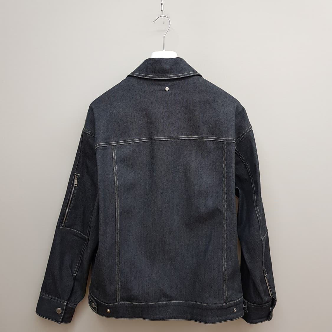 한섬 시스템옴므 2021 스티치 라인 데님 자켓 100사이즈 상품이미지5