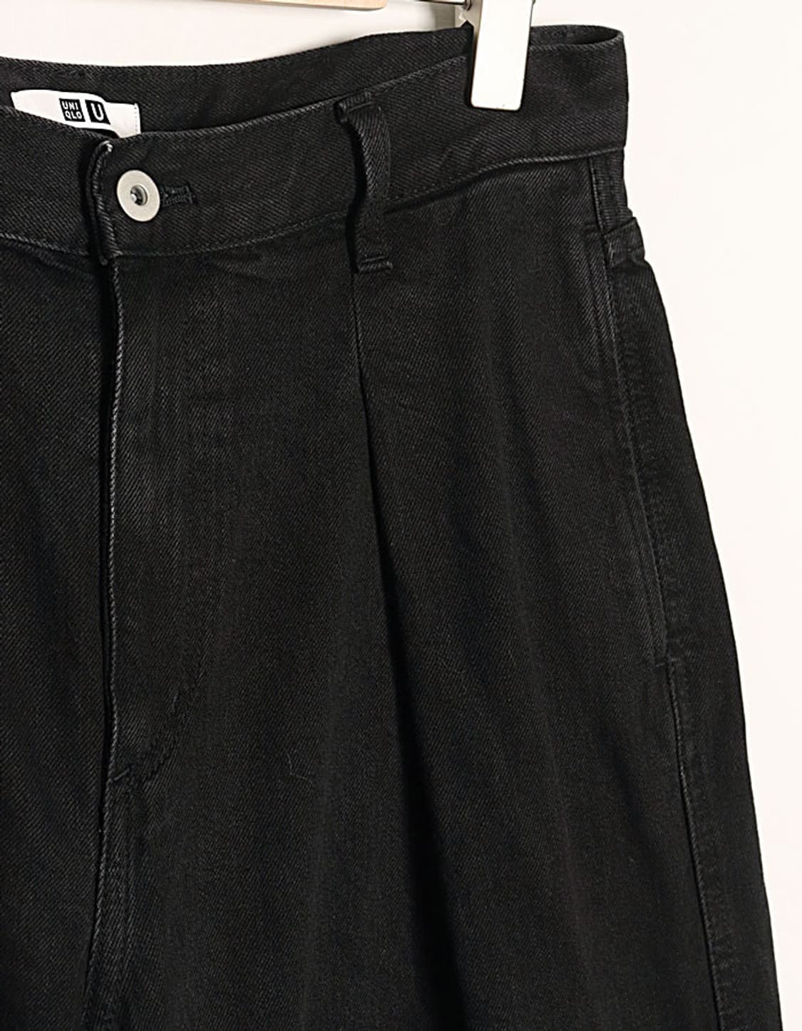 UNIQLO U Tuck Black Denim Pant (31) 상품이미지3