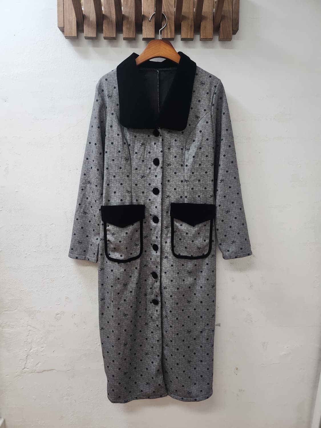 일본빈티지 도트원피스 상품이미지1