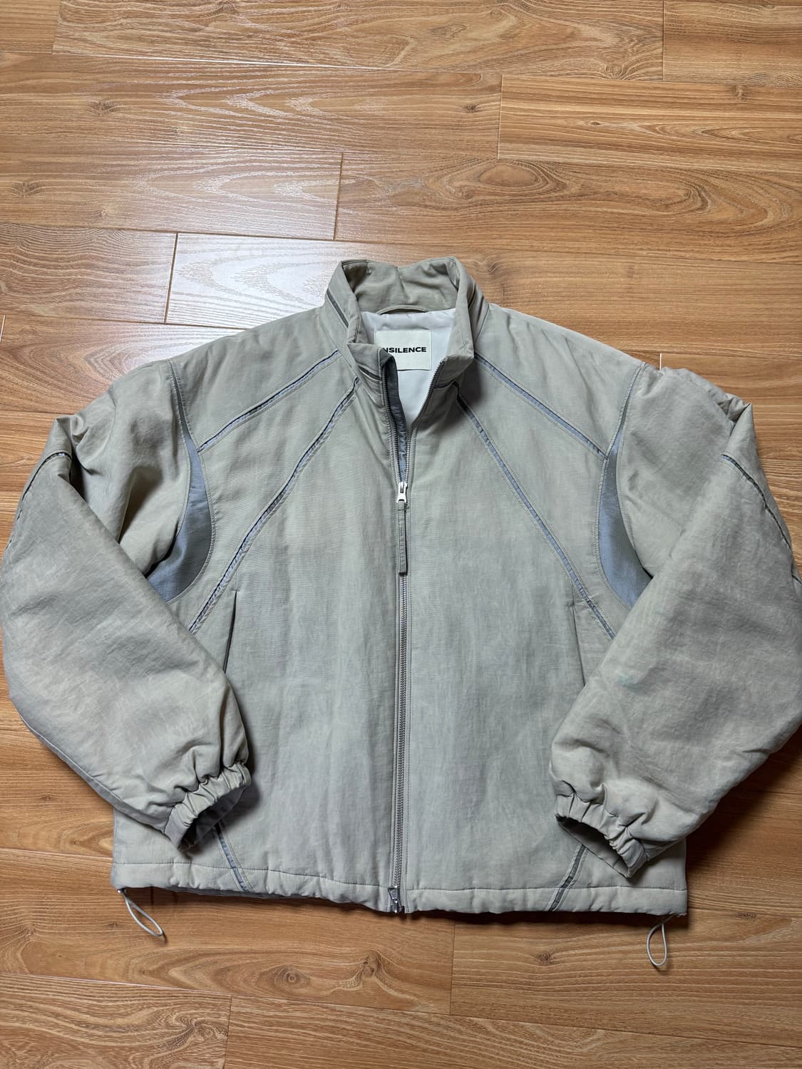 [L]인사일런스 애시드 콘트라스트 자켓 베이지 상품이미지1