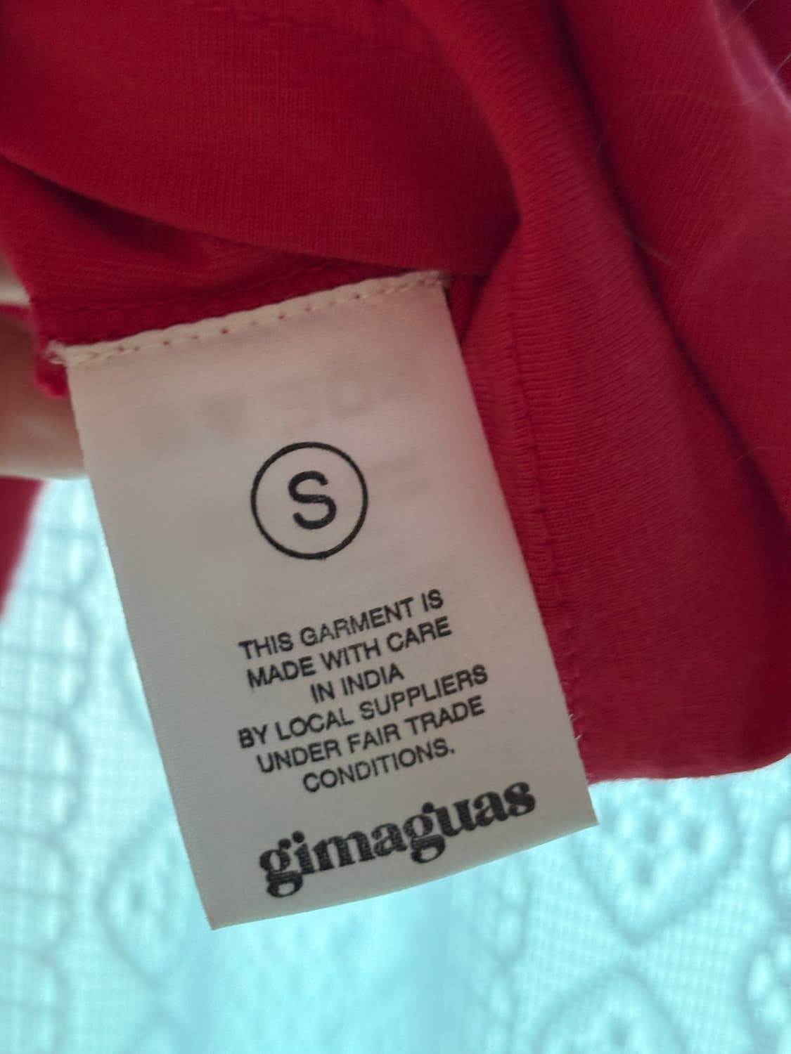 기마구아스 레드 홀터넥 탑 볼레로 세트 상품이미지6