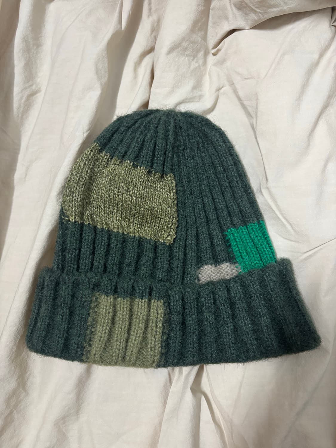 캐피탈 tugihagi 니트 비니 올리브/그린 상품이미지1