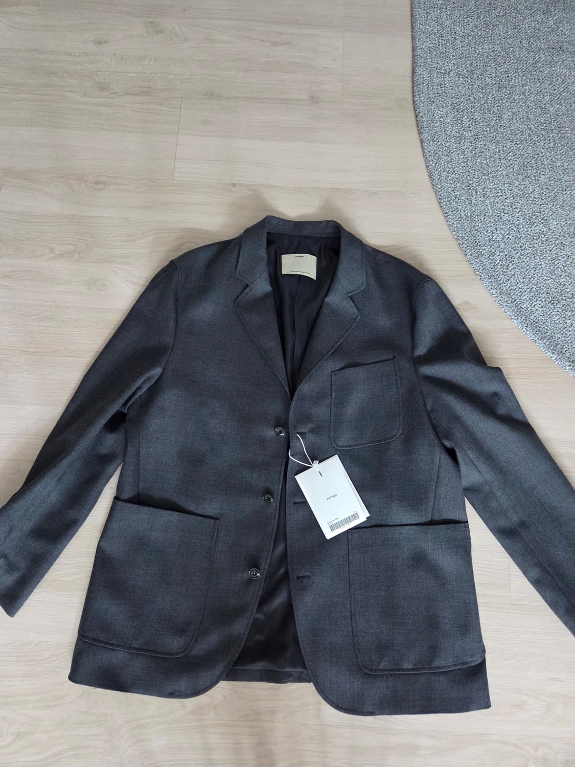 포터리 울 스포츠 셋업 미드그레이 3/4 상품이미지1