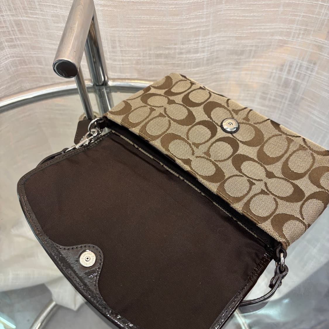 정품 코치 패브릭 미니 숄더백     상품이미지8