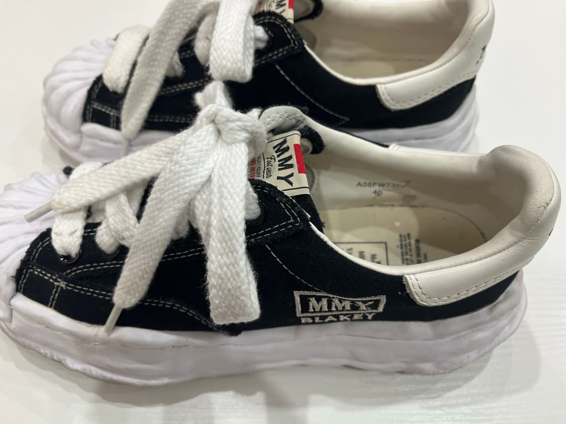 중고) 미하라 야스히로 블레이키 블랙 40 사이즈 팔아요 상품이미지5