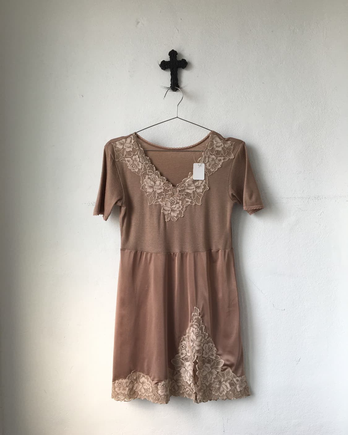 Lace trimming slip mood onepeice 상품이미지2