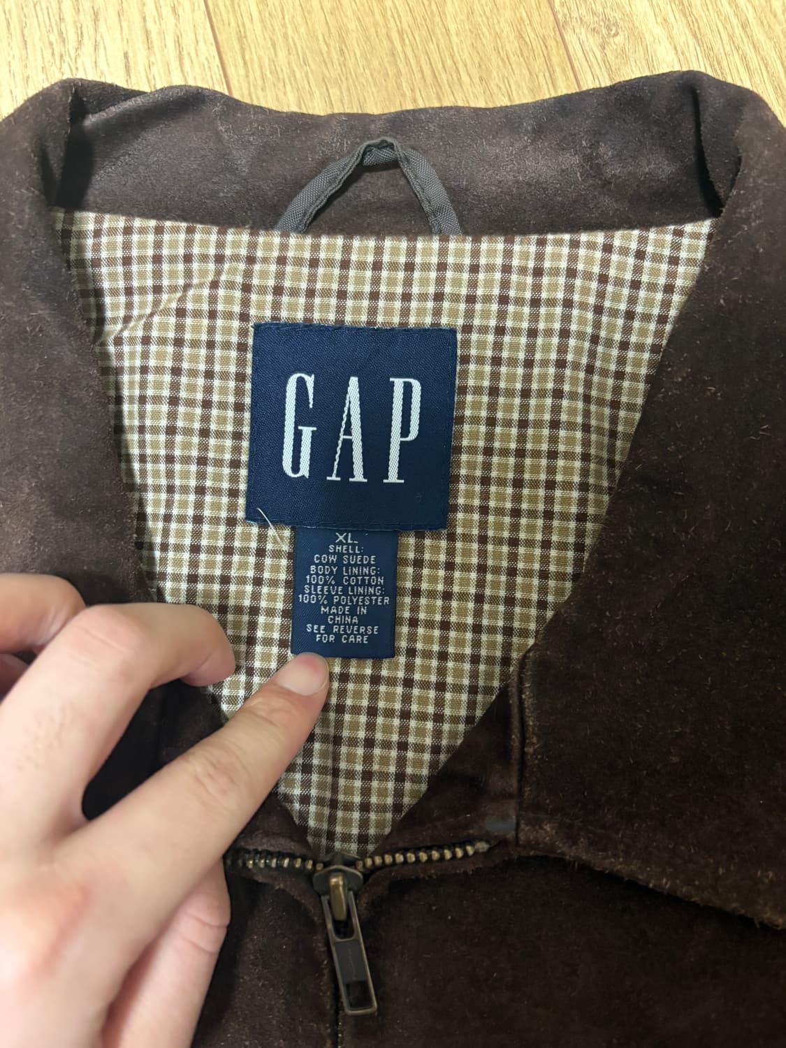 올드갭 스웨이드 자켓 xl 상품이미지3