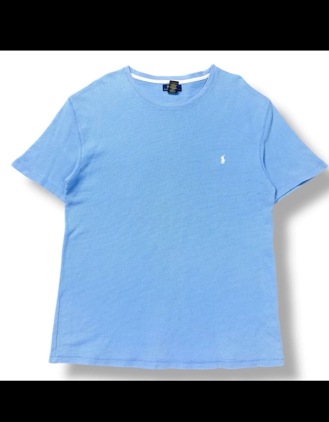 폴로 반팔 와플티 하늘색 상품이미지1