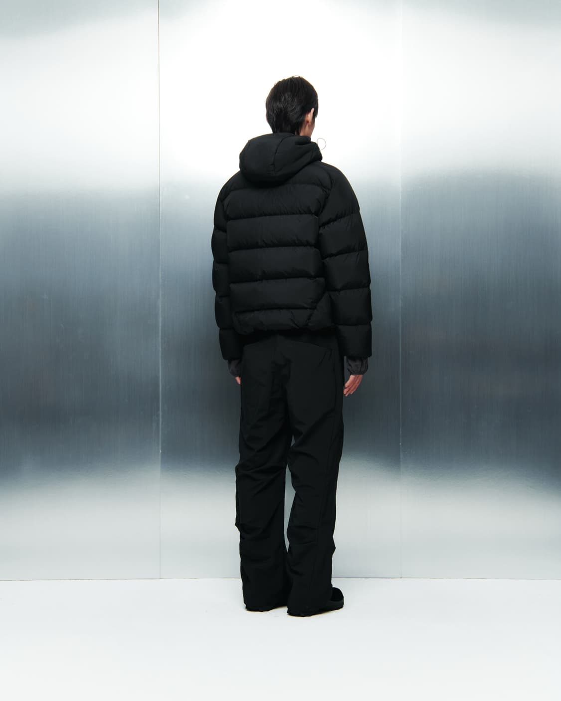 산산기어 TAPED PUFFER JACKET [Black] 2 Size 상품이미지5