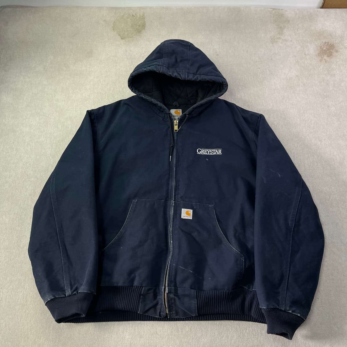 110 칼하트 j140 다크네이비 액티브 워크자켓 상품이미지1