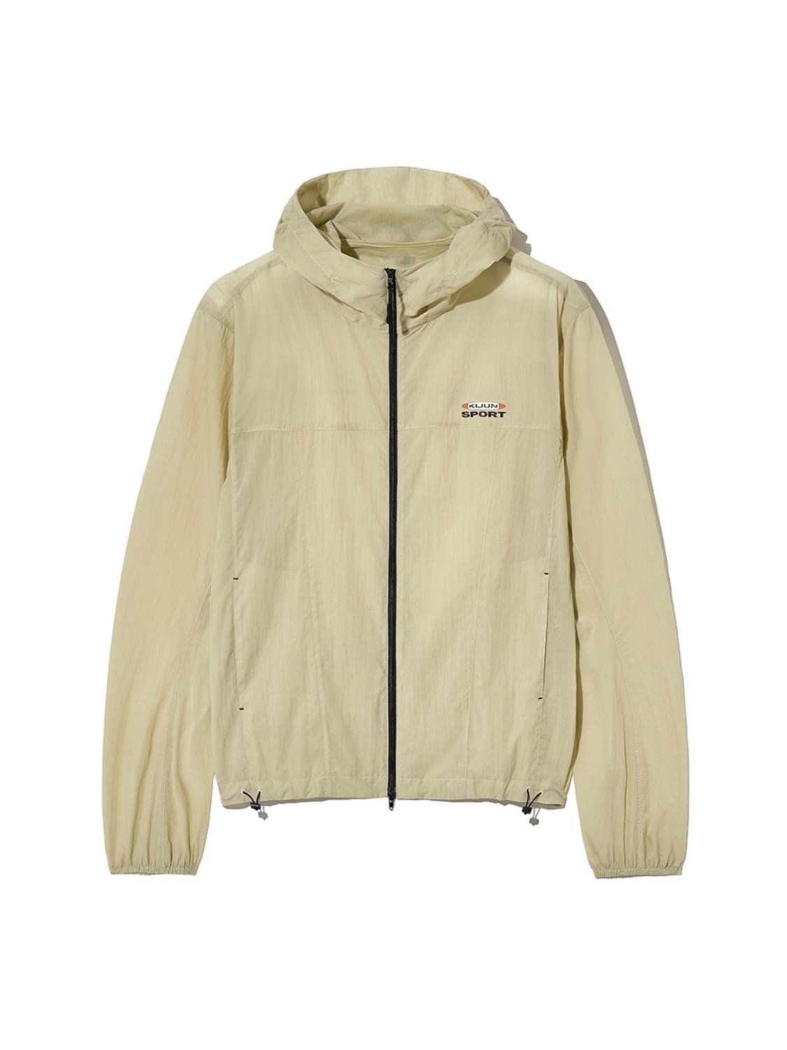 [KIJUN MEN] Sheer Windbreaker Beige 상품이미지1
