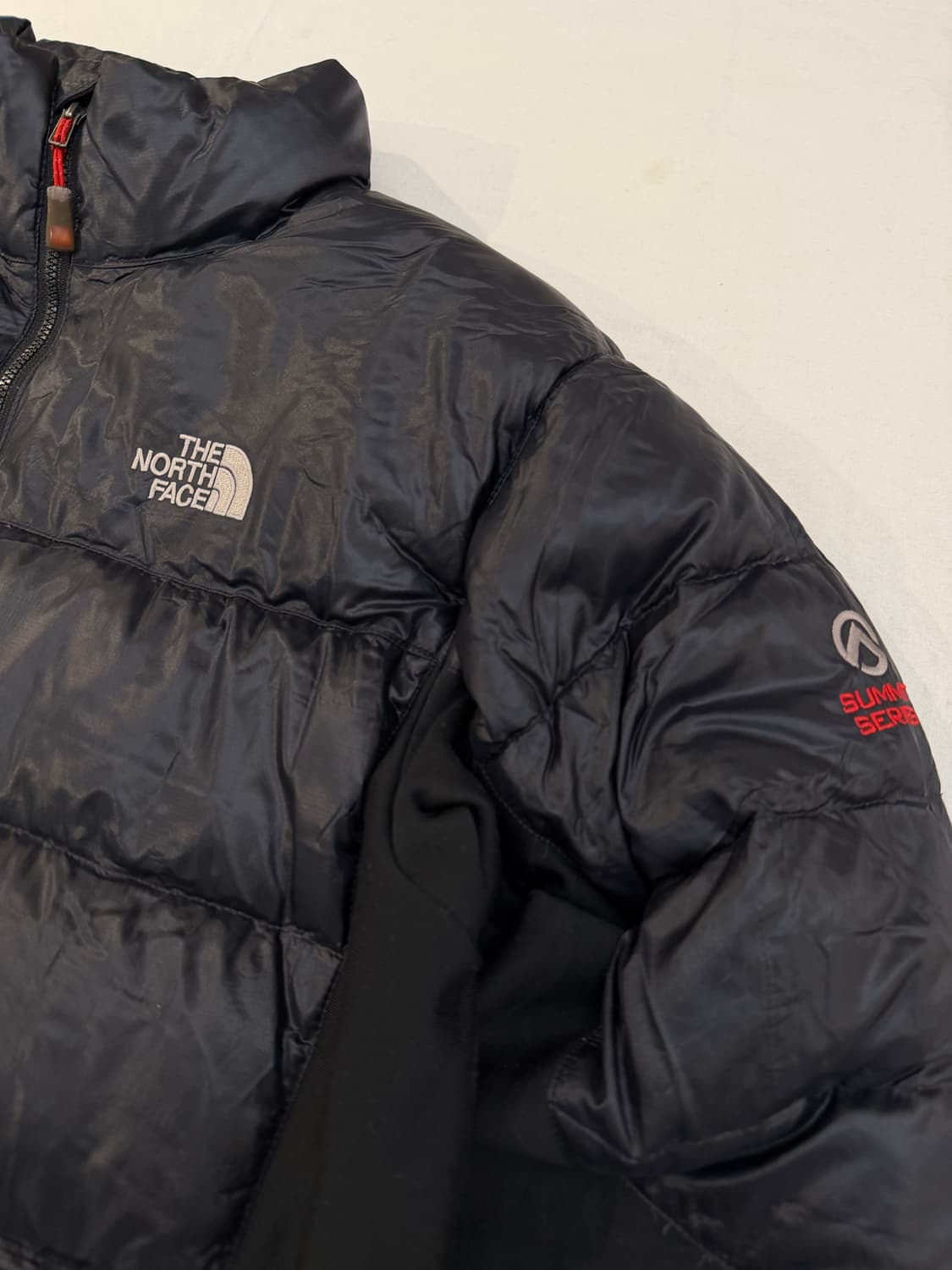 노스페이스 800필 일본판 하이브리드 경량패딩 블랙 상품이미지2