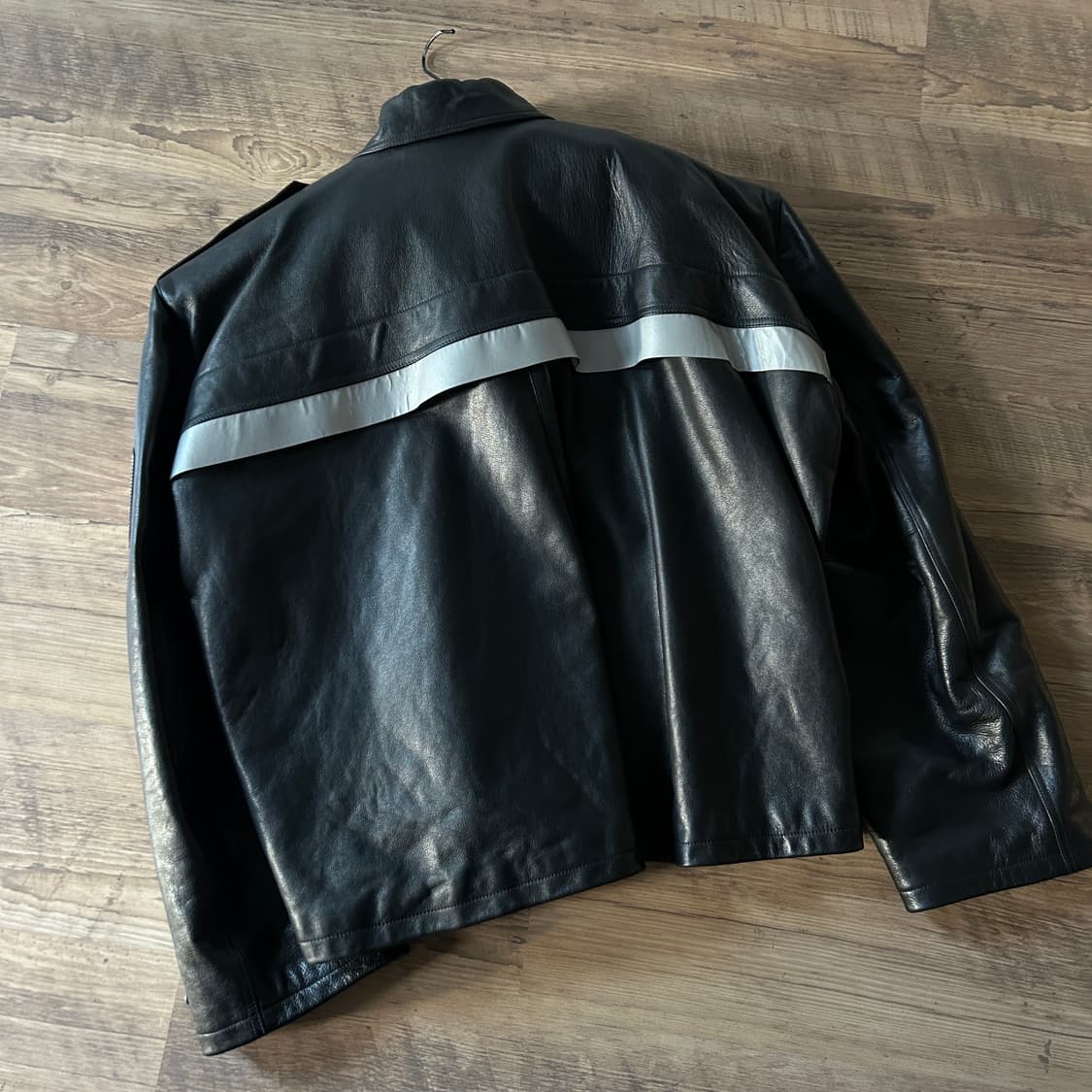 발렌시아가 파리 유니폼 레더 자켓 상품이미지9