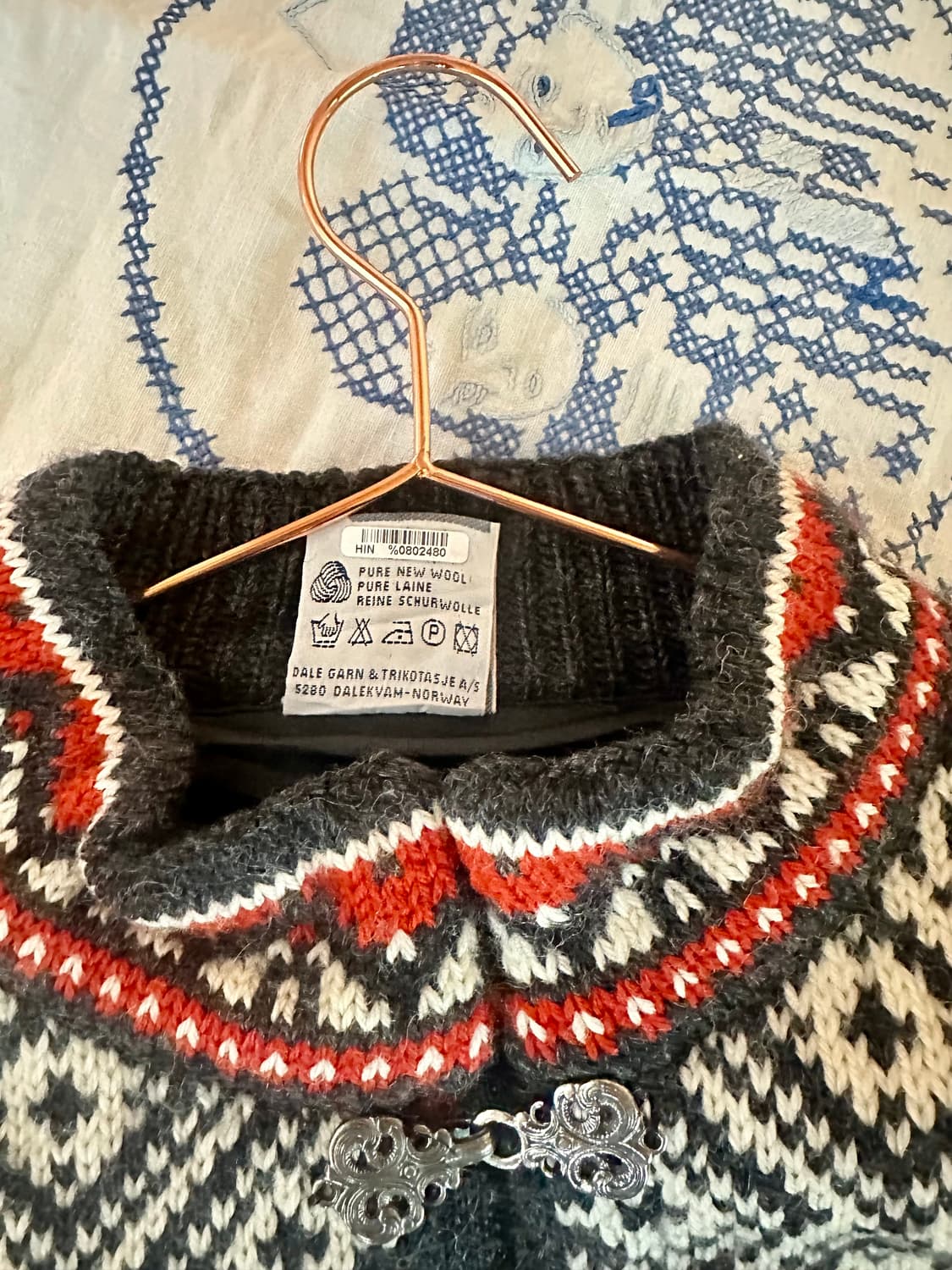 유럽 빈티지 노르딕 정통스웨터 가디건 by Dale of Norway 상품이미지6