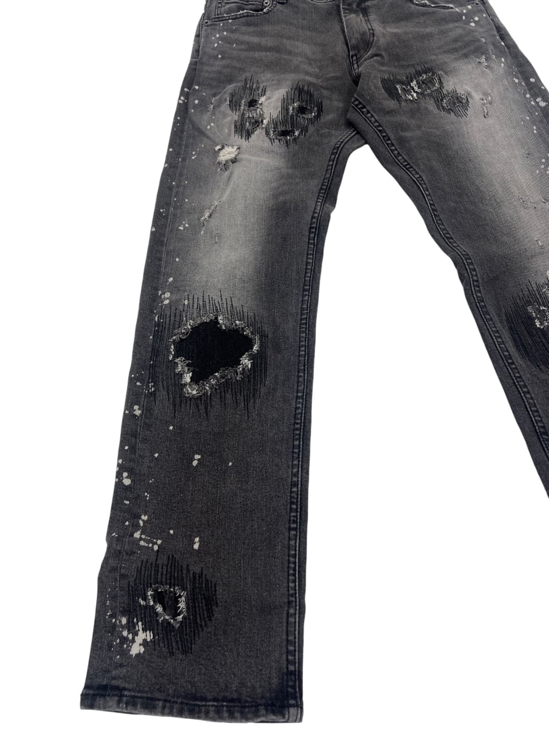 넘버나인 총알 스트레치 그런지 데님 복각판 상품이미지3