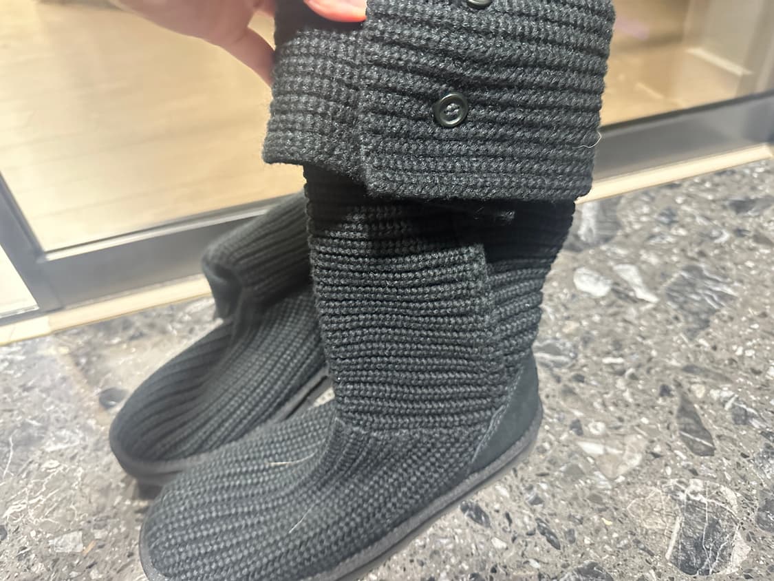 어그 카디 니트 부츠 블랙 250 상품이미지1