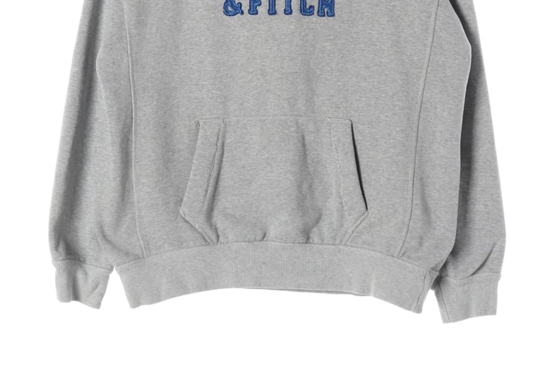 아베크롬비 앤 피치 자수 로고 머슬 핏 후드티 XL 상품이미지4