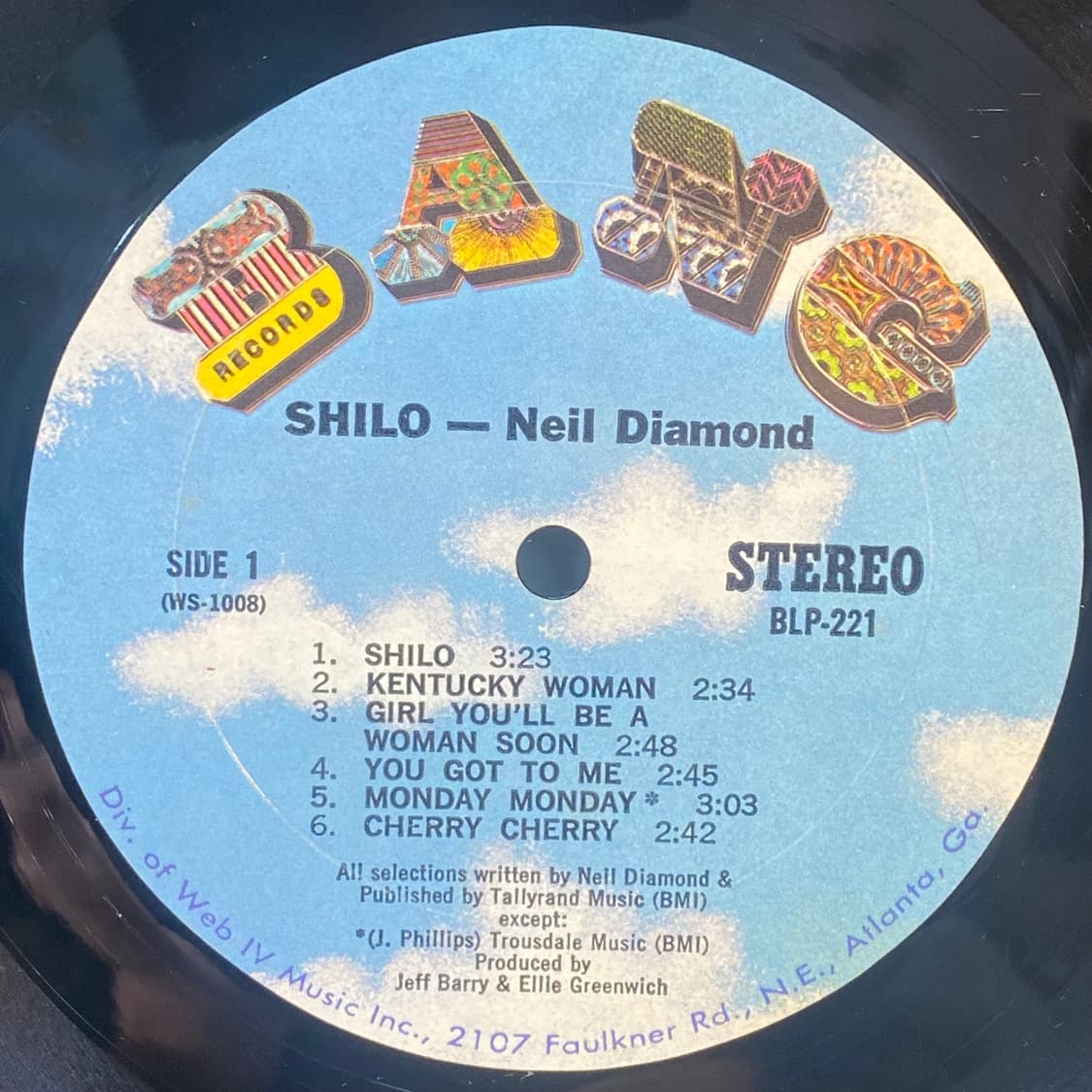 (중고LP-팝) Neil Diamond -Shilo 상품이미지4