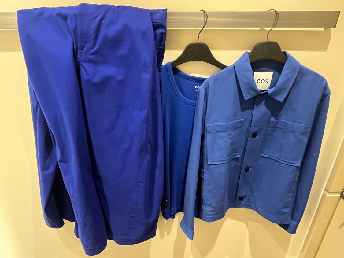 Cos 블루 trouser xl 상품이미지3